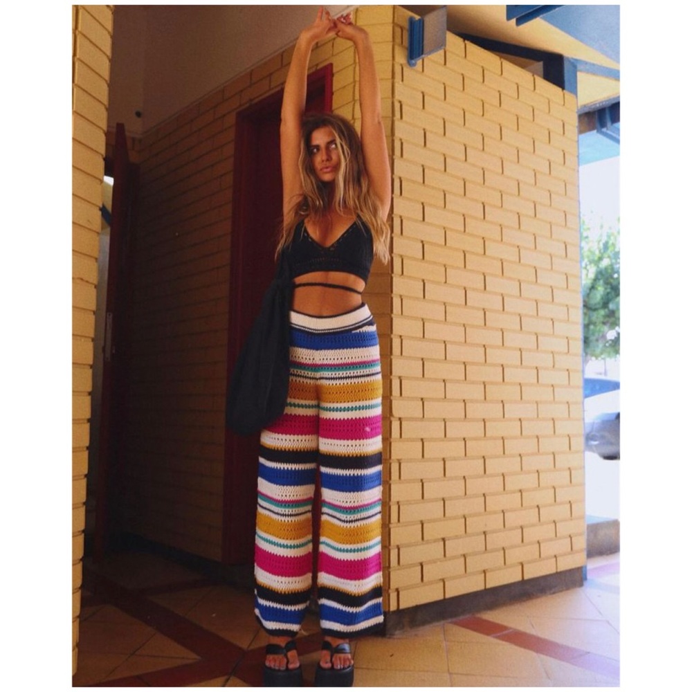 Zara Multicolor Striped Knit Set - Picture 5 of 14